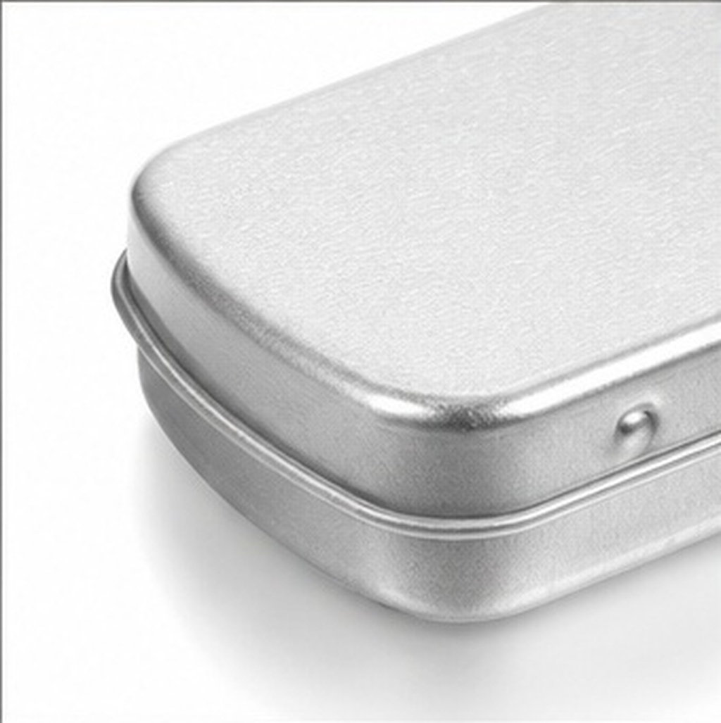 Tin Container Lid - 5 unidades de caixas de metal