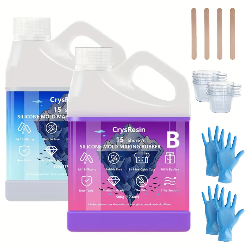 Candle Making Kits - 500ml 2 Frascos de Silicone Líquido