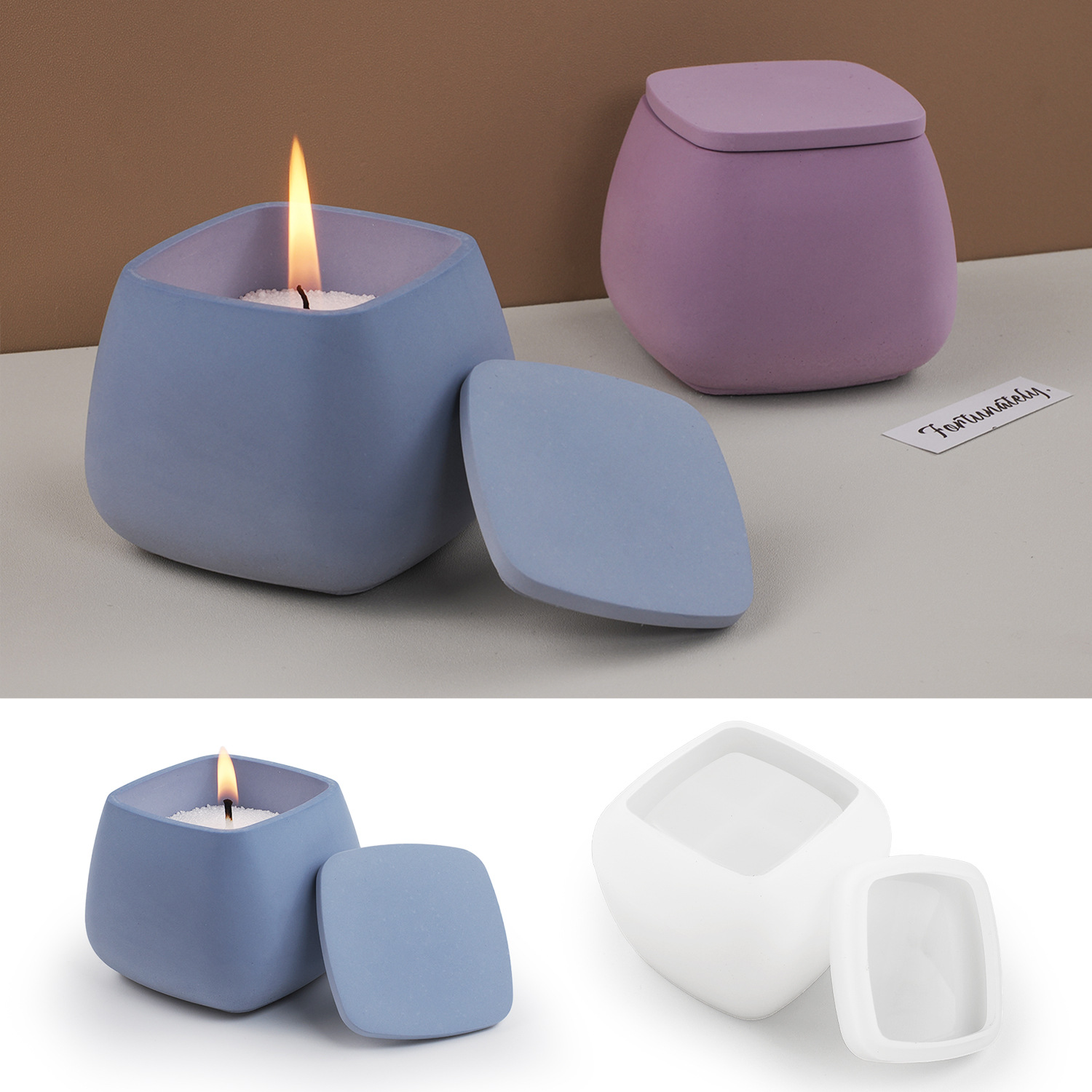Molde de Silicone DIY para Res - Candle Making Jars With Lids avaliação e preço