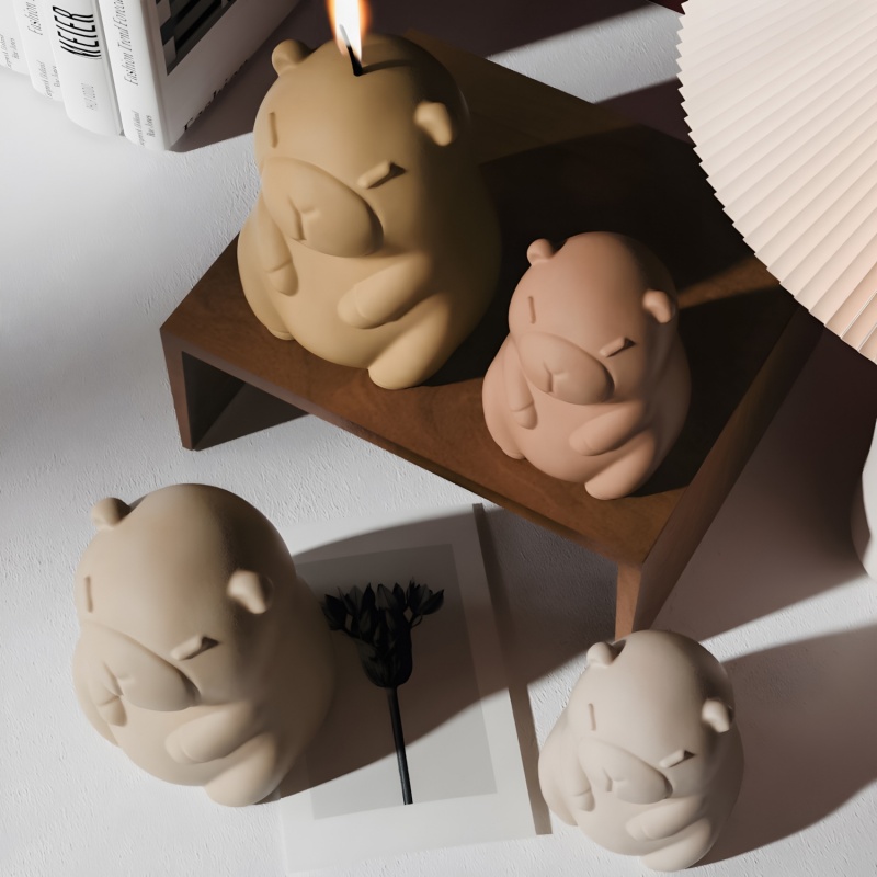 Capivara pudim cozimento molde - Candle Making Tutorial avaliação e preço