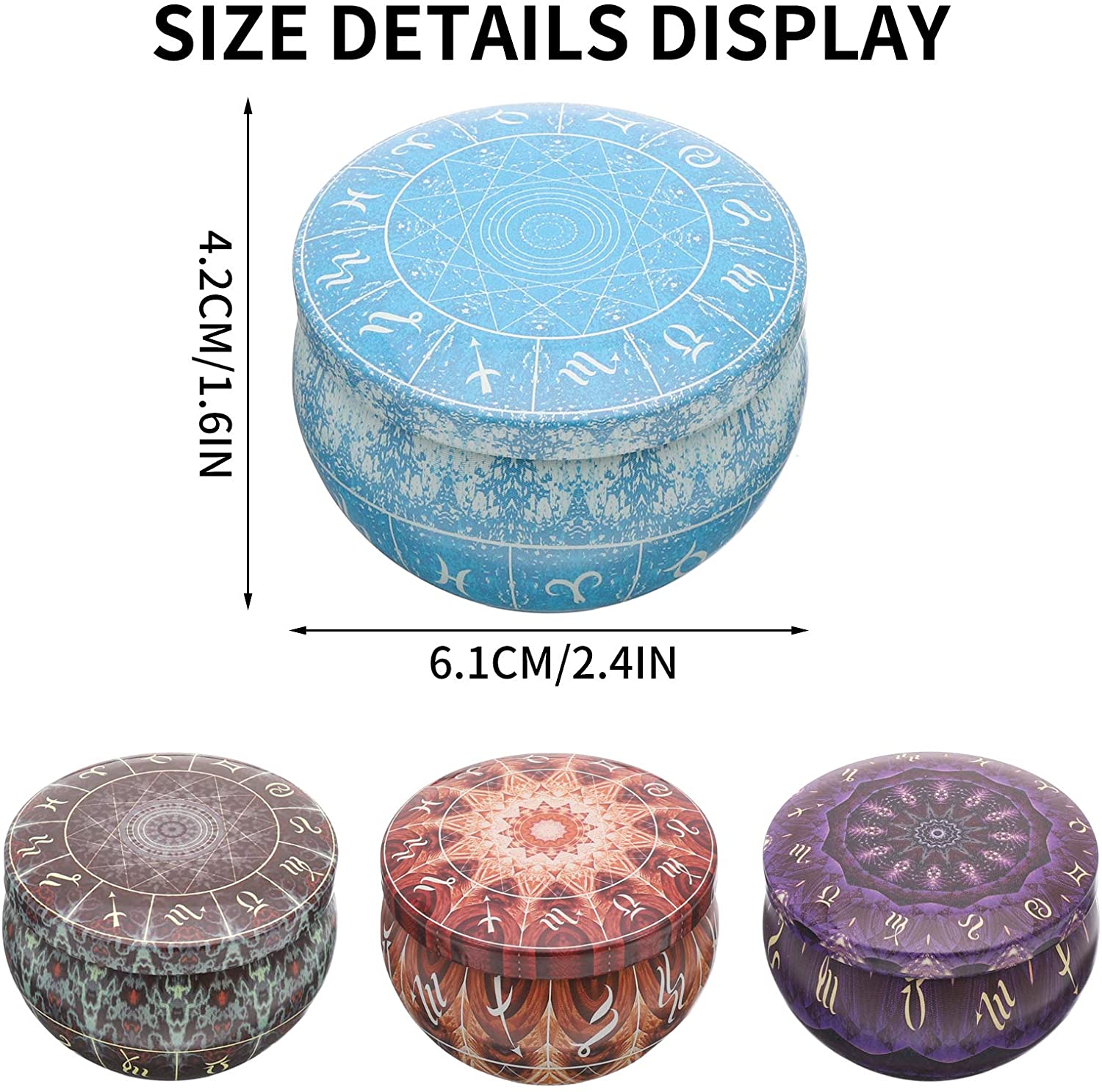 12 pacotes de latas de velas r - Candle Making Jars With Lids avaliação e preço