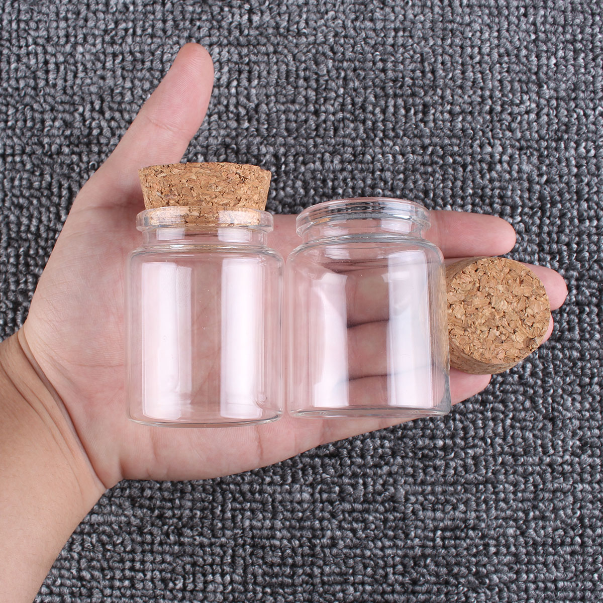 2 pçs/lote 50ml 60ml 80ml 100m - Candle Making Jars With Lids avaliação e preço