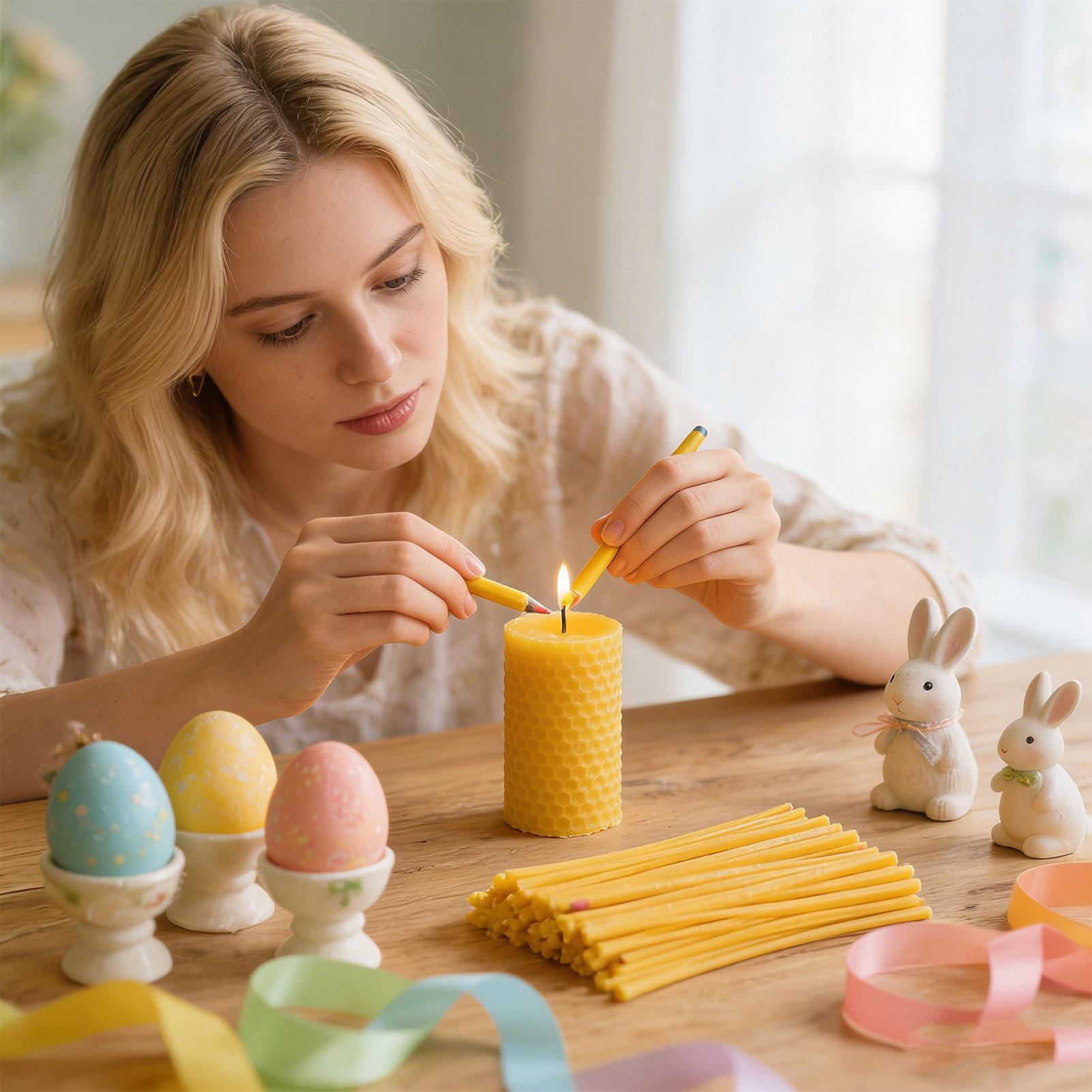 Bastões de Cera de Abelha para - Candle Making Kits avaliação e preço